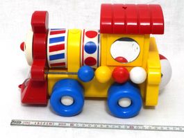 Retro-Kinderspielzeug Educo Lokomotive
