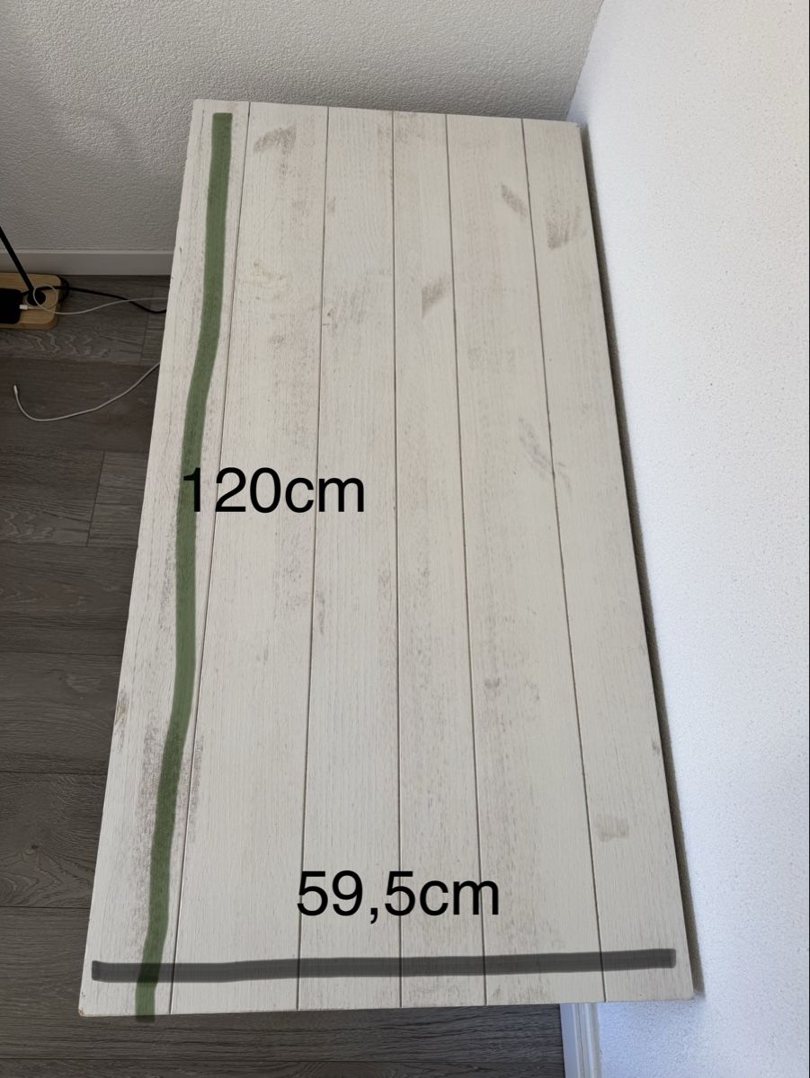 Tavoli: Table basse de salon, bois blanchi, avec tiroir – Usato da Aubonne venduto da das_9zgm 2