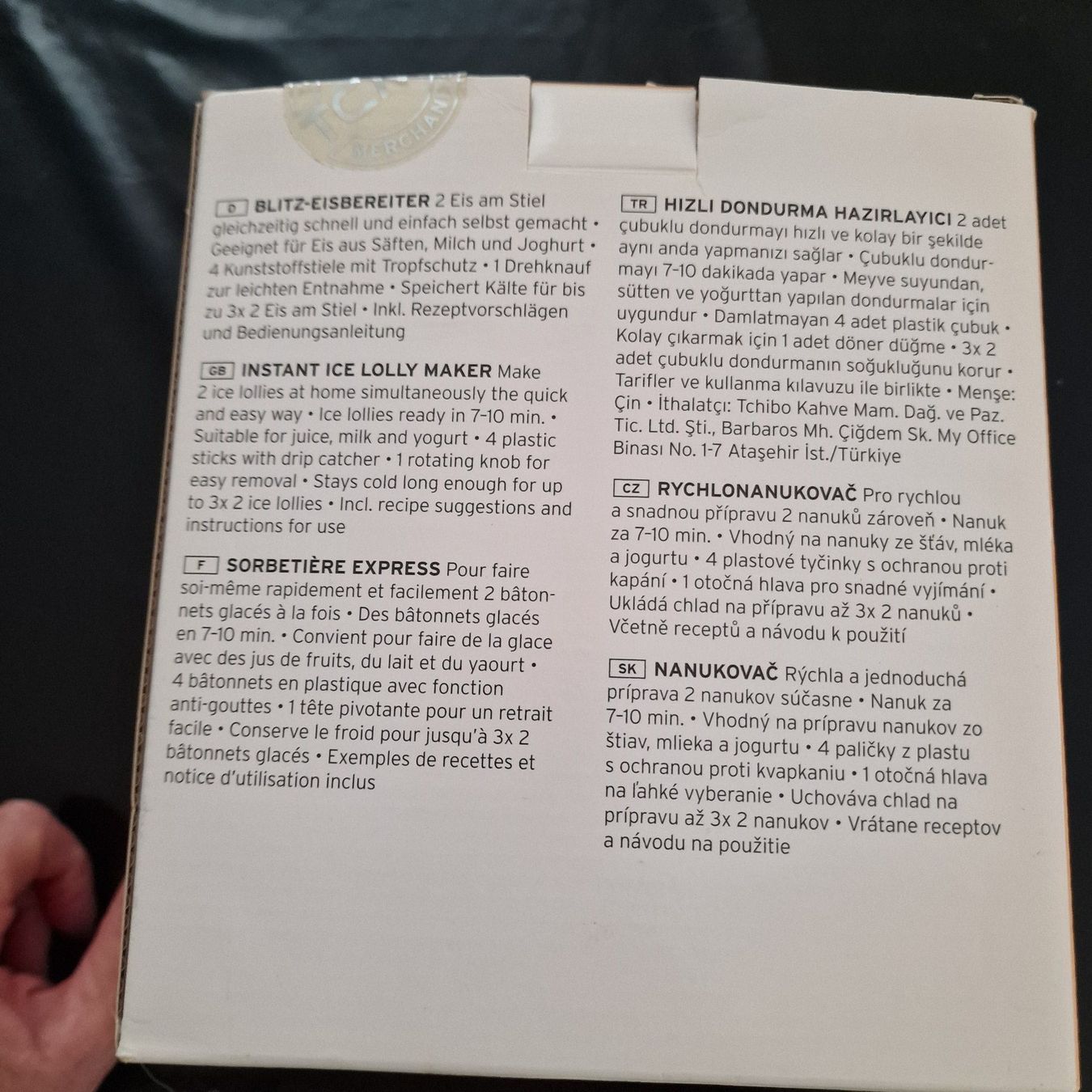 Tchibo Appareils de cuisine: Blitz Eisbereiter Tschibo – Neuf avec emballage d'origine à Emmenbrücke par sunshine1970 2