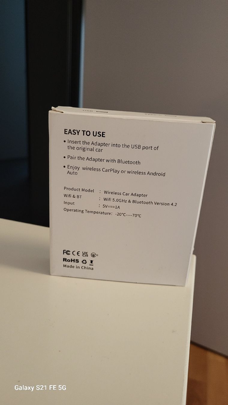 Unità & Adattatore: Wireless Car Adapter – Usato da Ruswil venduto da ben_y6gj 1