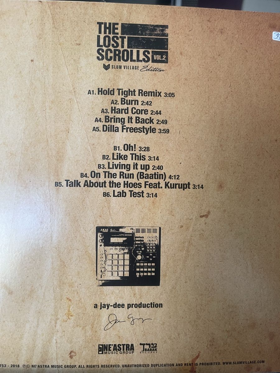 Dischi in vinile: Slum Village / the Lost Scrolls  – Nuovo (secondo la descrizione) da Dagmersellen venduto da stonefinger 1