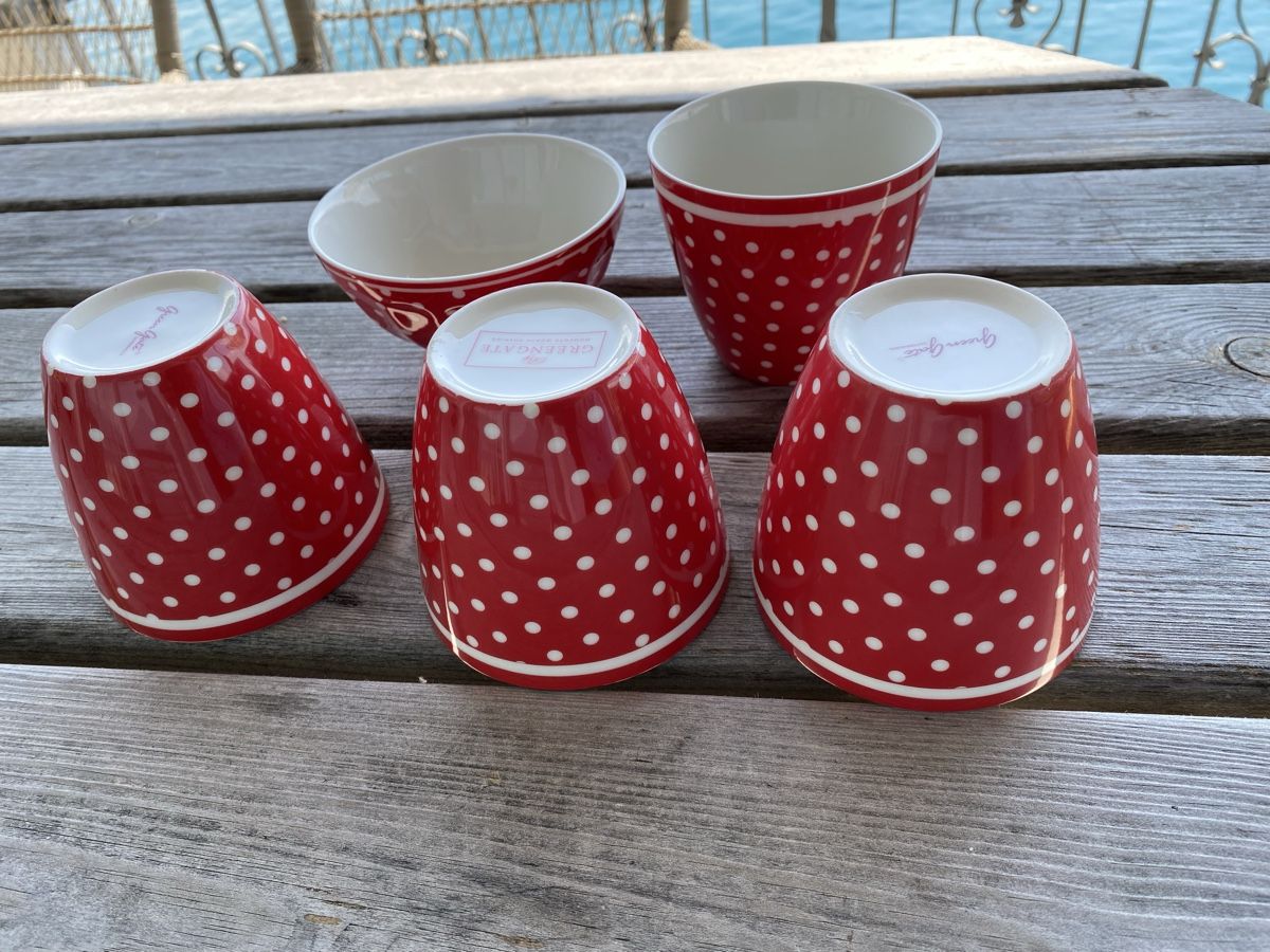 Greengate Services de table: Greengate Latte Cups und Schale – Neuf (Voir description) à Merligen par shalimar64 3