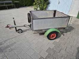 Oldtimer Anhänger TEWI mit Vespa Rädern und neuen Reifen