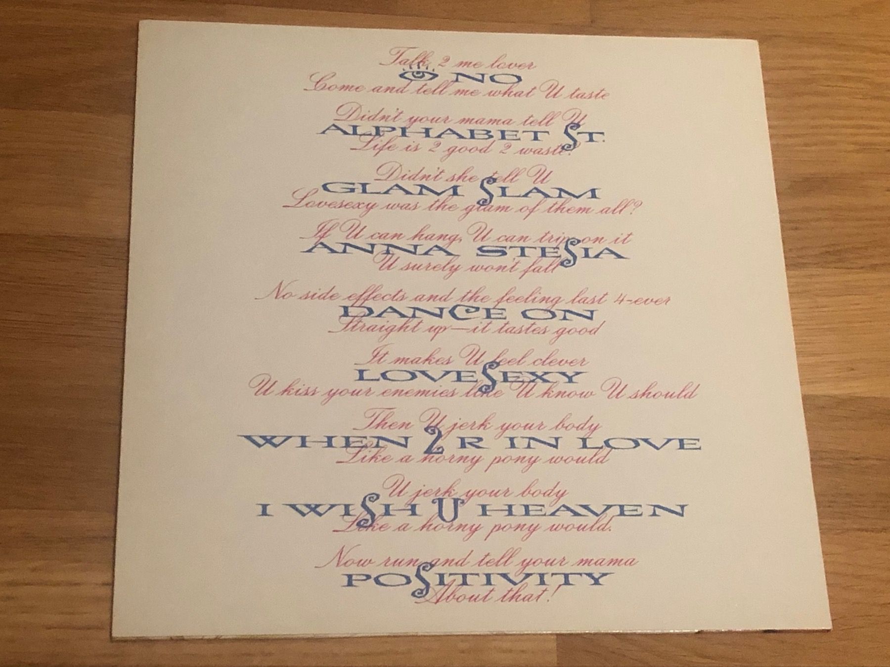 Dischi in vinile: Prince. 1988. Love Sexy – Usato da Faulensee venduto da Mizuno06 1