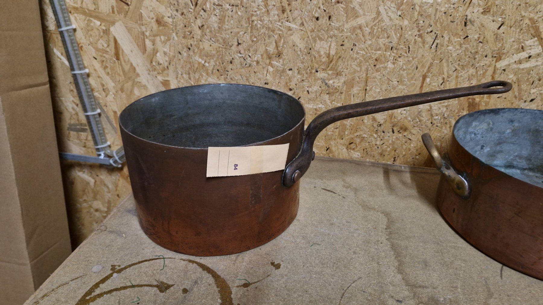 Padelle: Alte Kupfer Pfannen Set 8 Stk. – Usato da Dorf venduto da Zur-Lingg 2