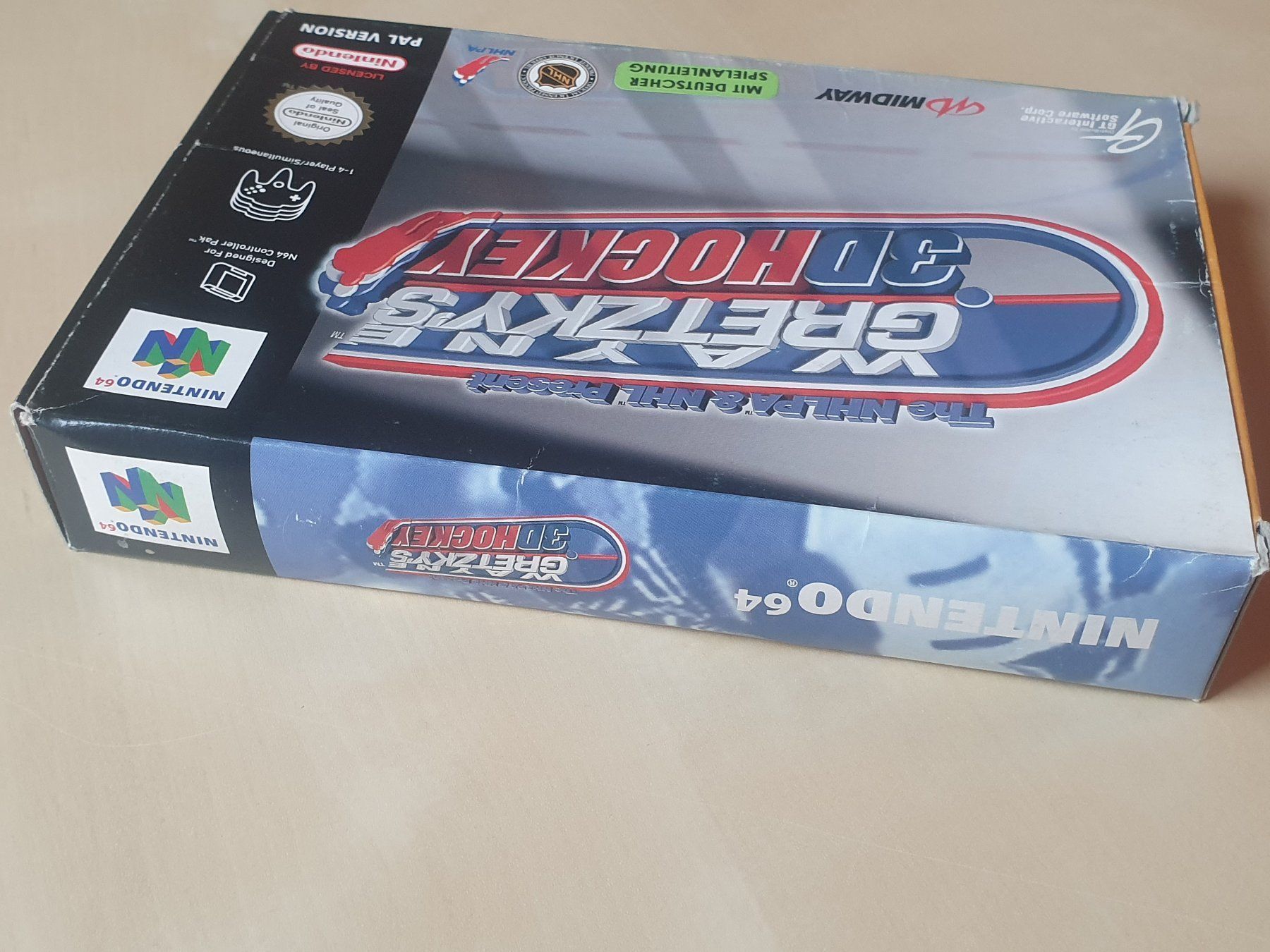 Nintendo Giochi: Wayne Gretzkys 3D Hockey – Usato da Stansstad venduto da collectorsshop 4