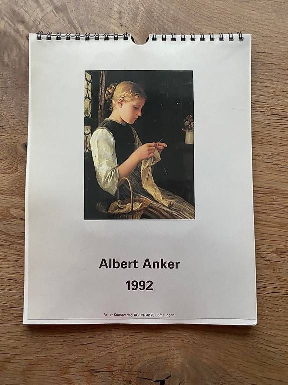 Bücher: Albert Anker. Kalender und Buch – Gebraucht aus Zürich von uts_789v