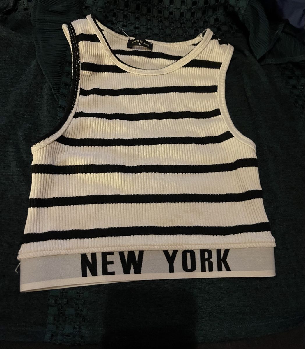 Top: Top River Island a righe bianco e nero - Tg S/M – Nuovo (secondo la descrizione) da Gordevio venduto da LanaZimm 4