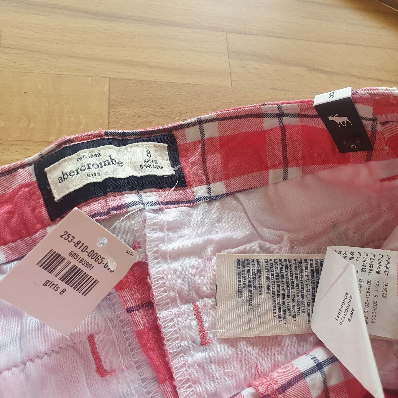 Pantaloni: Neue Abercombie kurze Hose Gr 122-140 – Nuovo e nell'imballaggio originale da Pfaffhausen venduto da mai2002 2