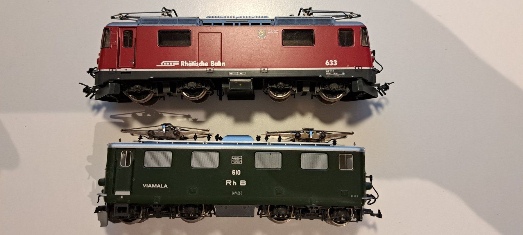 Bemo Modellini di ferrovie: 2 Bemo H0m Elektro-Lokomotiven – Difettoso da Urdorf venduto da Canyamel1 1