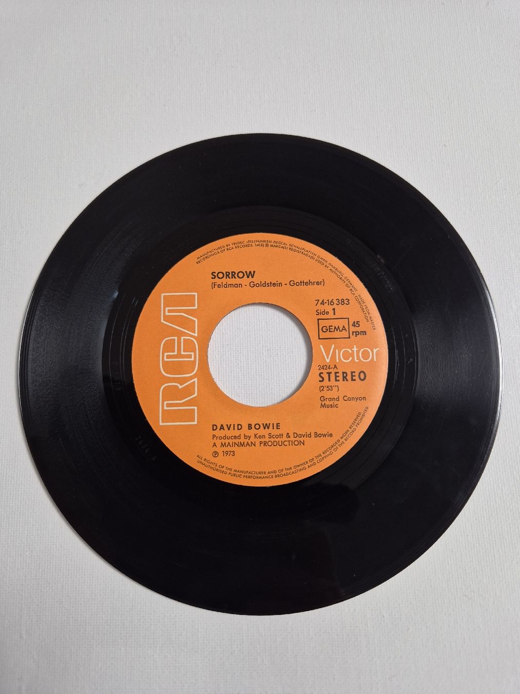 Dischi in vinile: David Bowie  -  Sorrow Amsterdam - Single 7 – Nuovo (secondo la descrizione) da Uster venduto da newwave0 2
