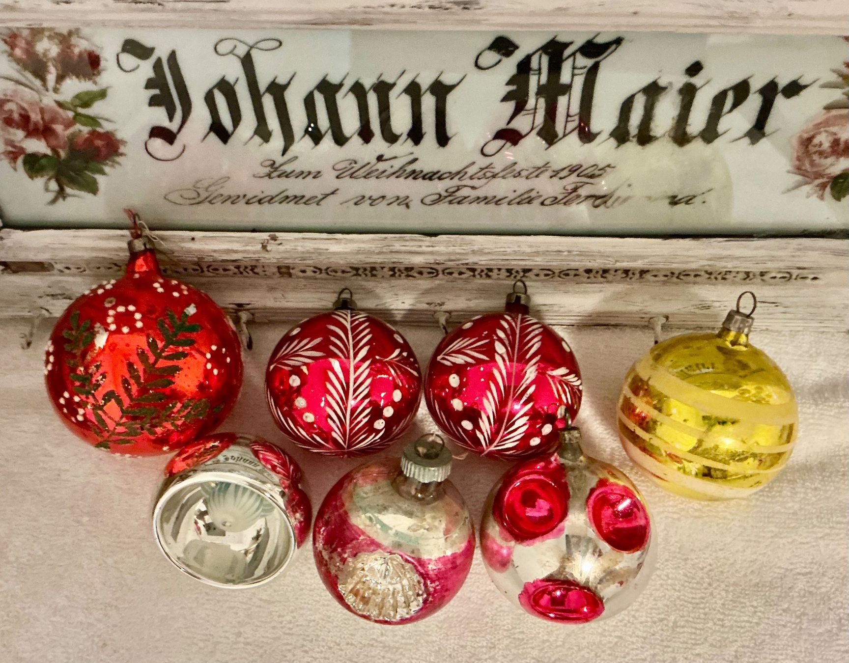 Toutes les décorations: ALTE WEIHNACHTS KUGELN – D'occasion à Zell LU par Silvermemory 5