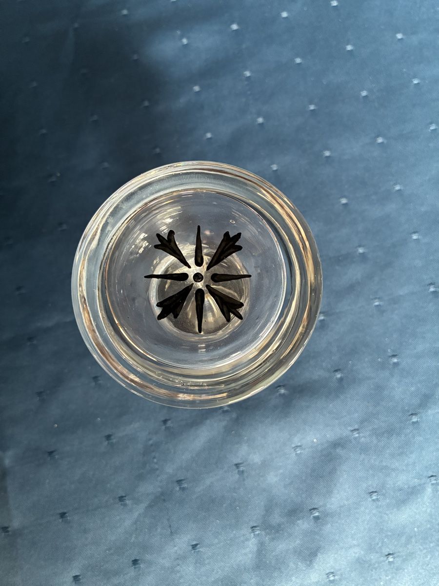Caraffe: Antike Schnapsflasche mit 4 Gläschen und kleiner Flasche – Usato da Dornach venduto da Rosengarten 9