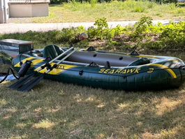 Intex Seahawk 3 Schlauchboot inkl. Paddel, Luftpumpe.