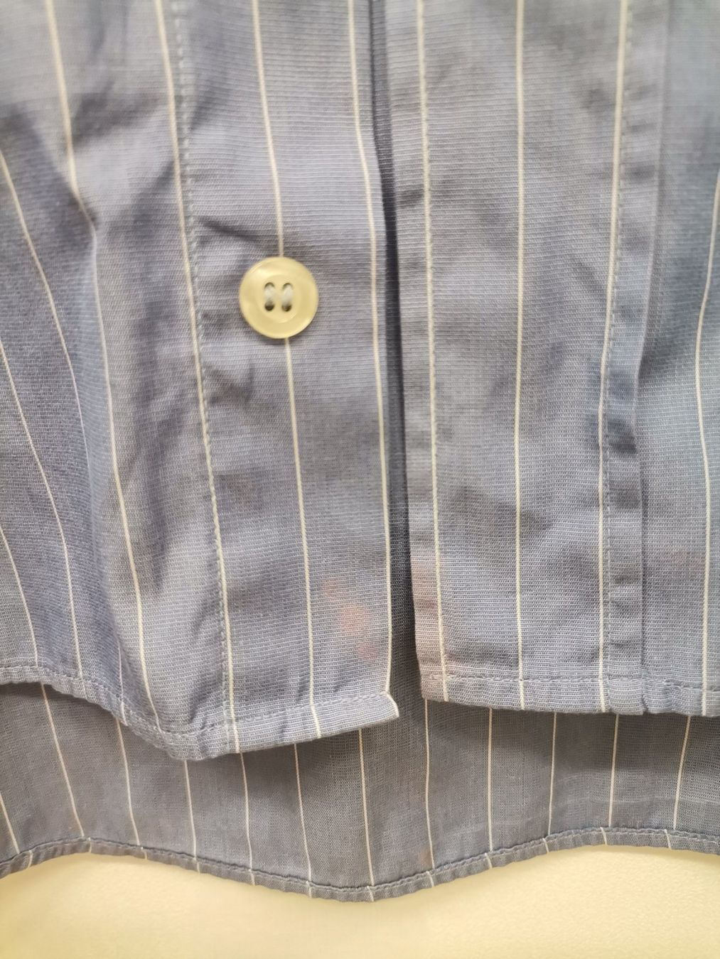 Strellson Chemises: STRELLSON Herrenhemd blau/weiß gestreift Gr.44 – D'occasion à Schaffhausen par Restwert_SH 4