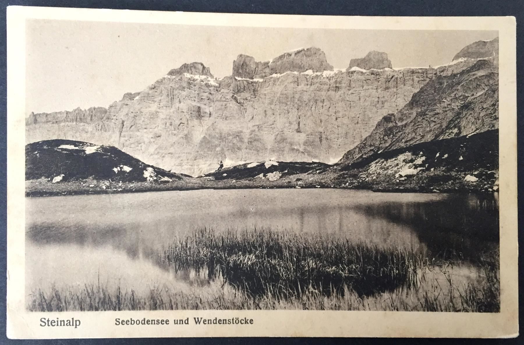 Cartoline postali: STEINALP Seebodensee und Wendenstöcke – Nuovo (secondo la descrizione) da Jona venduto da philajona