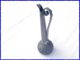 edle VASE - Zinn - OSLO METALL "Perletinn" - 70er-Jahre