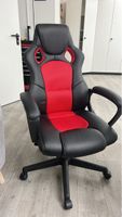 Bürostuhl / Gaming-Stuhl: Schwarz-Rot, top Zustand!