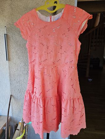 Mayoral Kleid Lachsfarben Grösse 140 guter Zustand
