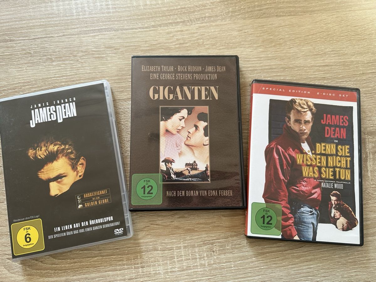 Tous les DVDs: 3 DVDs James Dean – D'occasion à Birrwil par kidsstore