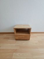 Nachttisch Massivholz mit Schublade, 40x37x31 cm