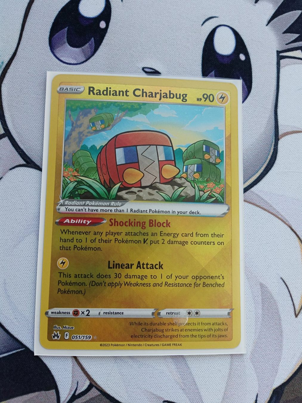 Cartoline: Radiant Charjabug - Crown Zenith – Usato da Altstätten SG venduto da GGsGameshop