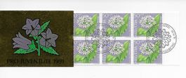 timbre carnet 40 Pro Juventute 1991 J319