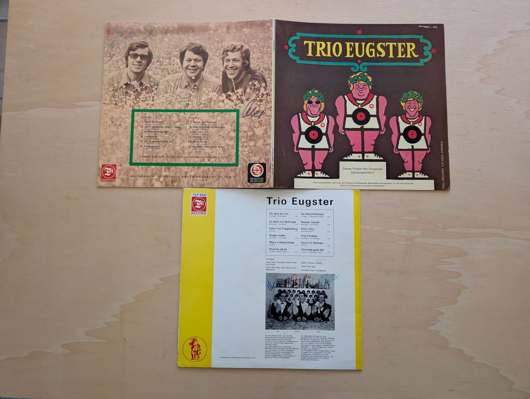Schallplatten: Trio Eugster I & II  CH – Gebraucht aus Ebikon von kisuM 2