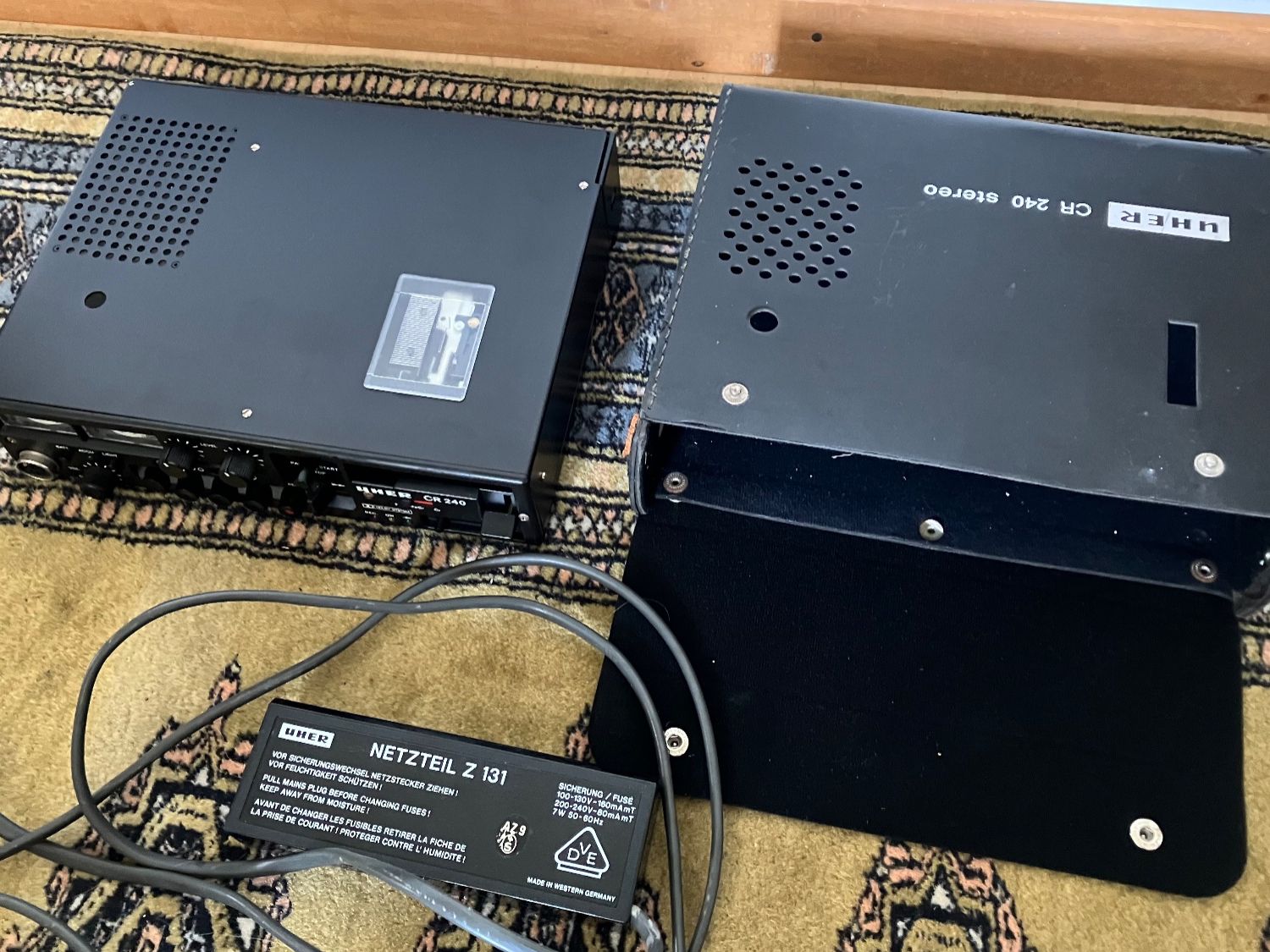 Uher Enregistreurs: Uher CR 240 Stereo – Défectueux à Hombrechtikon par mnims1 4