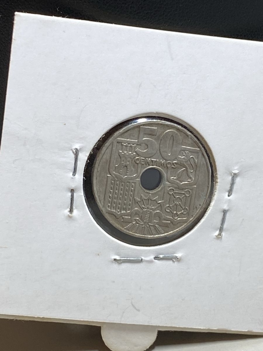 Alle Münzen: Spain - 50 centimes - 1949 – Gebraucht aus Payerne von Mike1682 1