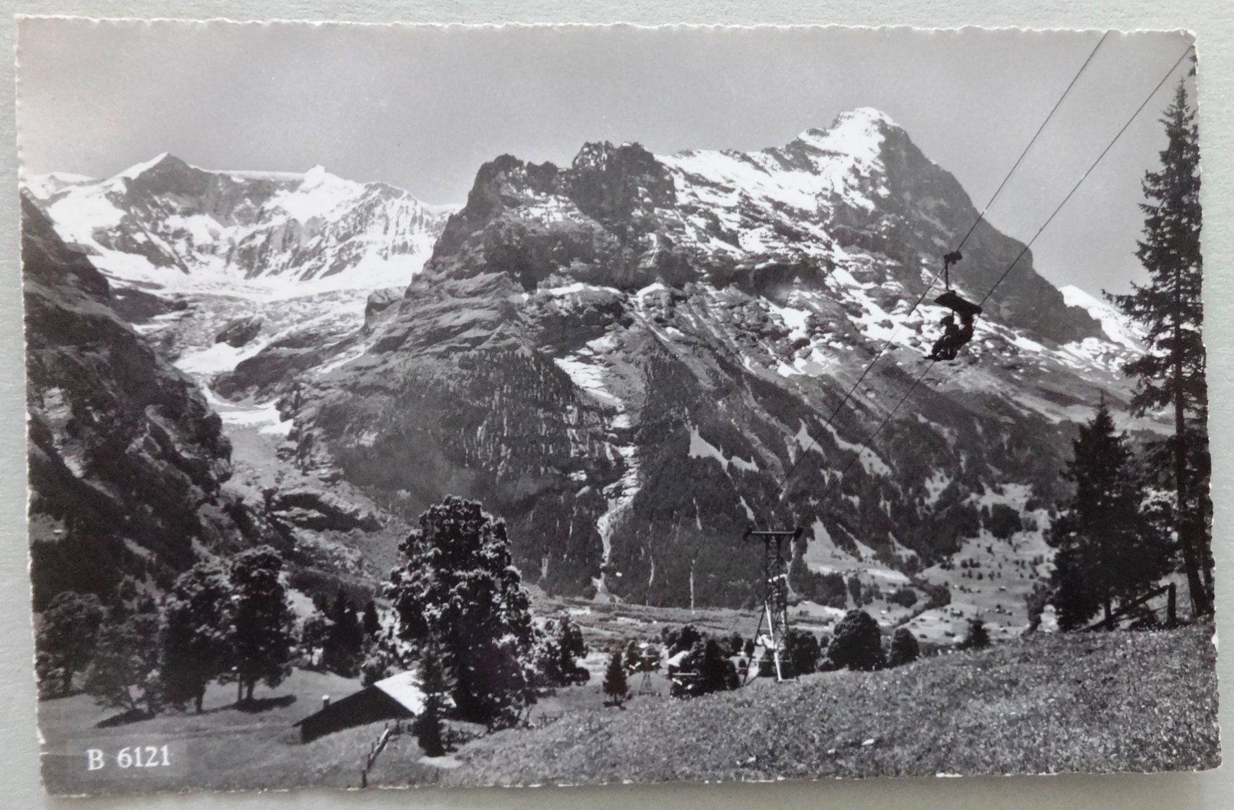 Ansichtskarten: Sesselbahn Grindelwald-First – Gebraucht aus Fétigny von Billy2miny