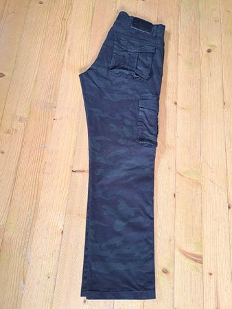 SAVI'L Cargo Pants Camouflage 90s Style Hose W35 L Unisex