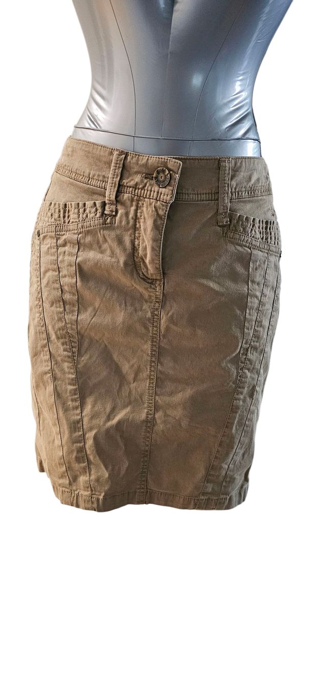 Tom Tailor Gonne: Tom Tailor Minirock, Khaki Gr. 34 – Usato da Langenthal venduto da SecondChanceShop
