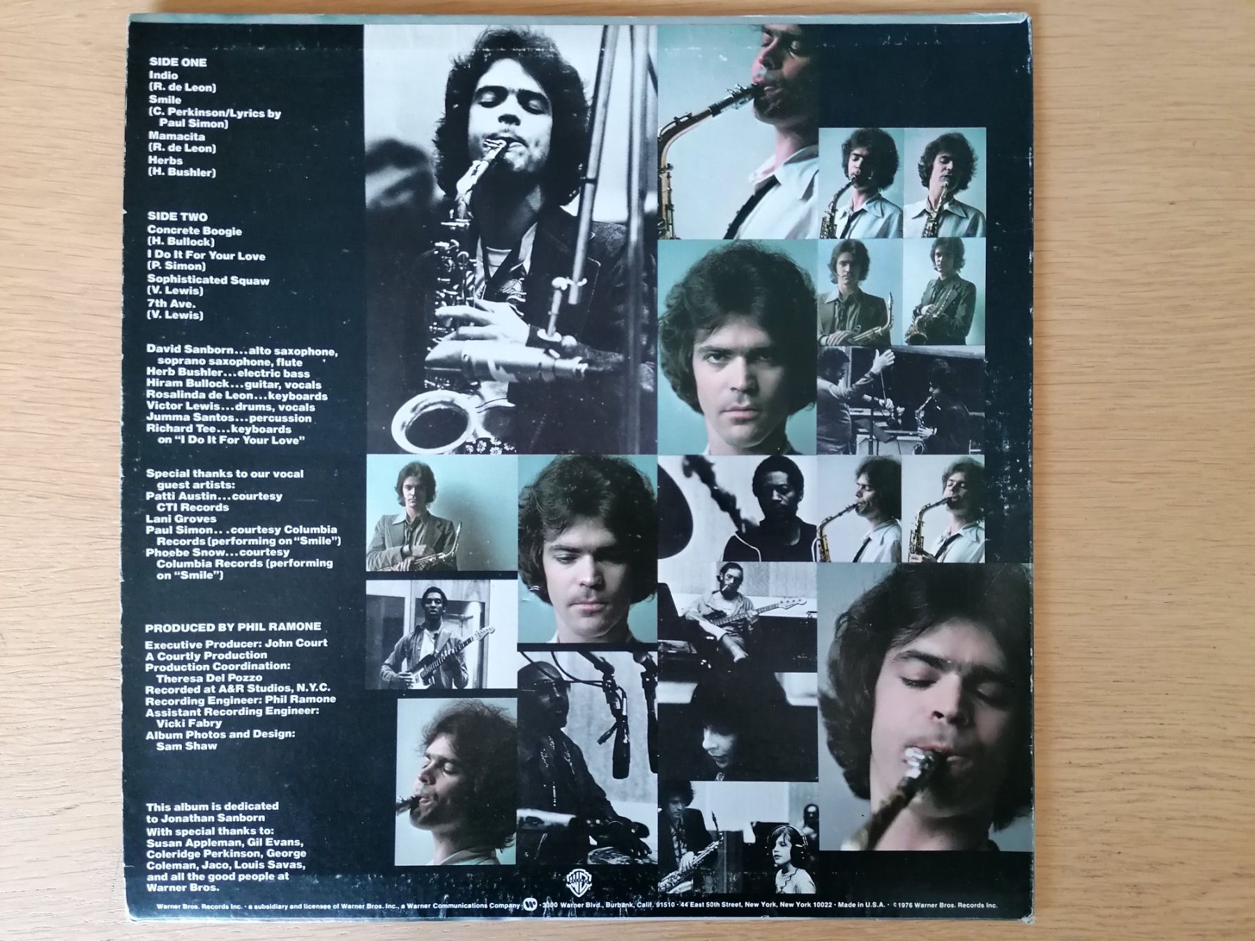Dischi in vinile: David Sanborn -- SANBORN – Usato da Beinwil am See venduto da Funkthesizer 1