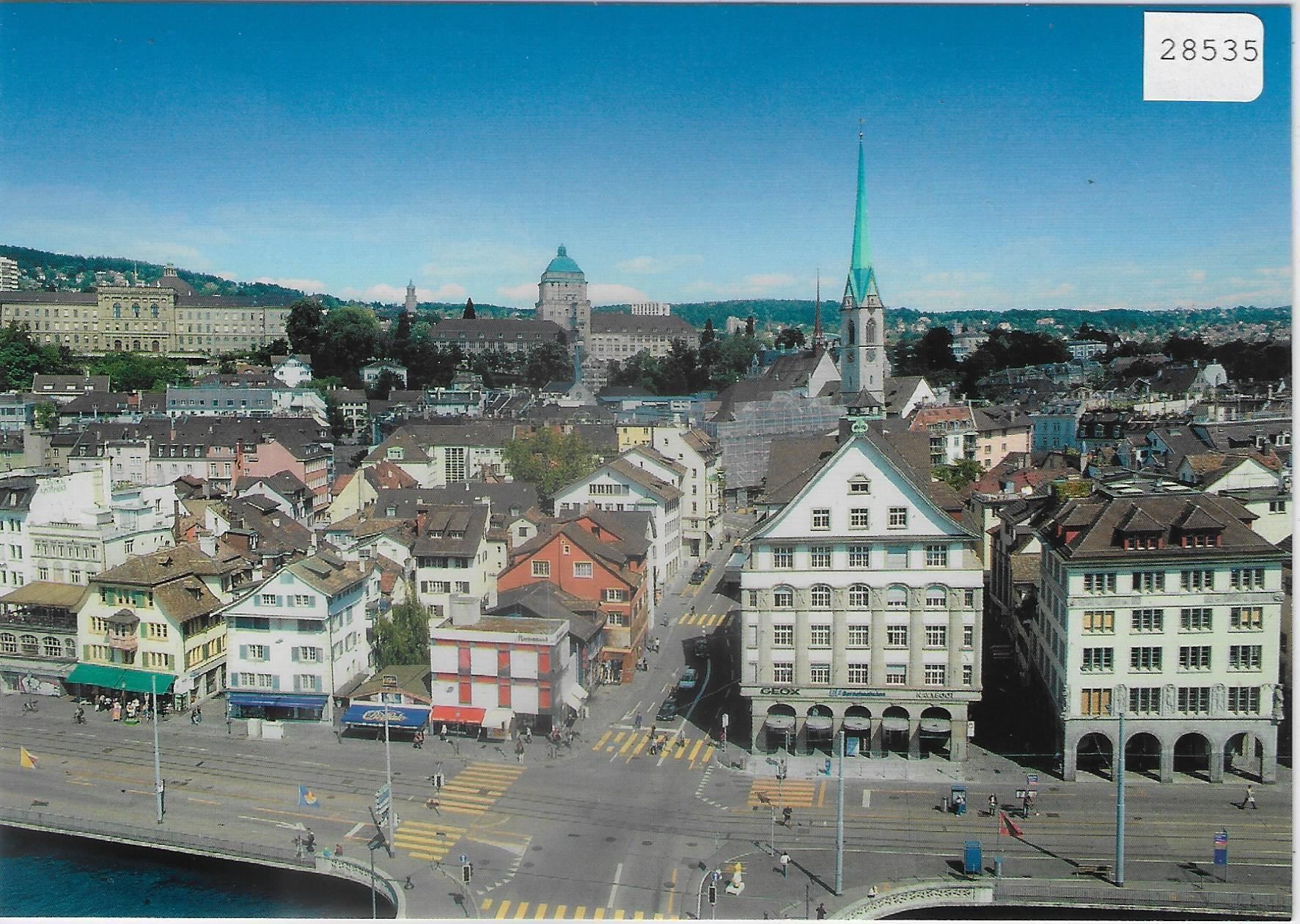 Cartoline postali: Zürich - Niederdorf, Limmatquai, – Usato da Ettingen venduto da Kartenplanet