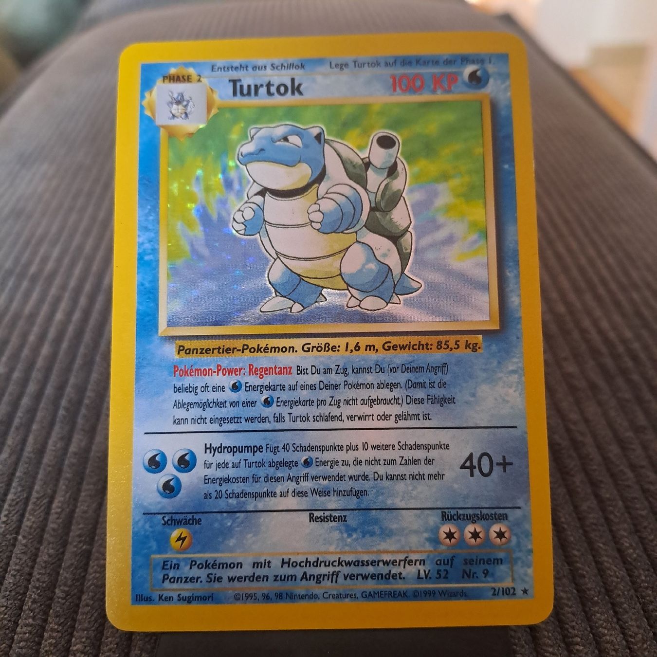 Pokémon Sammelbilder & Trading cards: Turtok Holo, Base Set 2/102 – Neu (gemäss Beschreibung) aus Düdingen von Ruge91