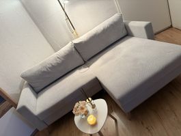 Ecksofa grau guter Zustand wie neu 
