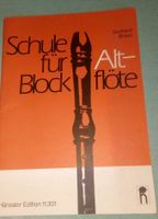 Schule für Altblockflöte (Gerhard Braun) Hänssler E. 11.301