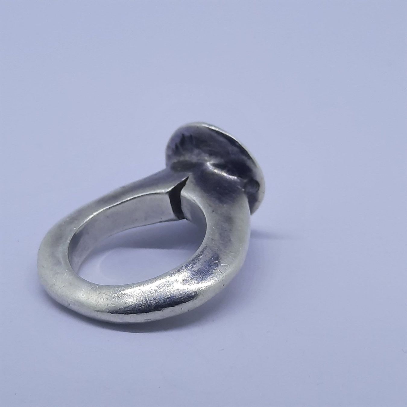 Bagues: Ästhetischer Silberring mit verschiedenfarbigen Edelsteinen – D'occasion à Unterägeri par Altgoldschmuck 5