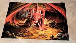 Poster: Anne Stokes Dragons lair, Drachenhöhle, Fantasy ART