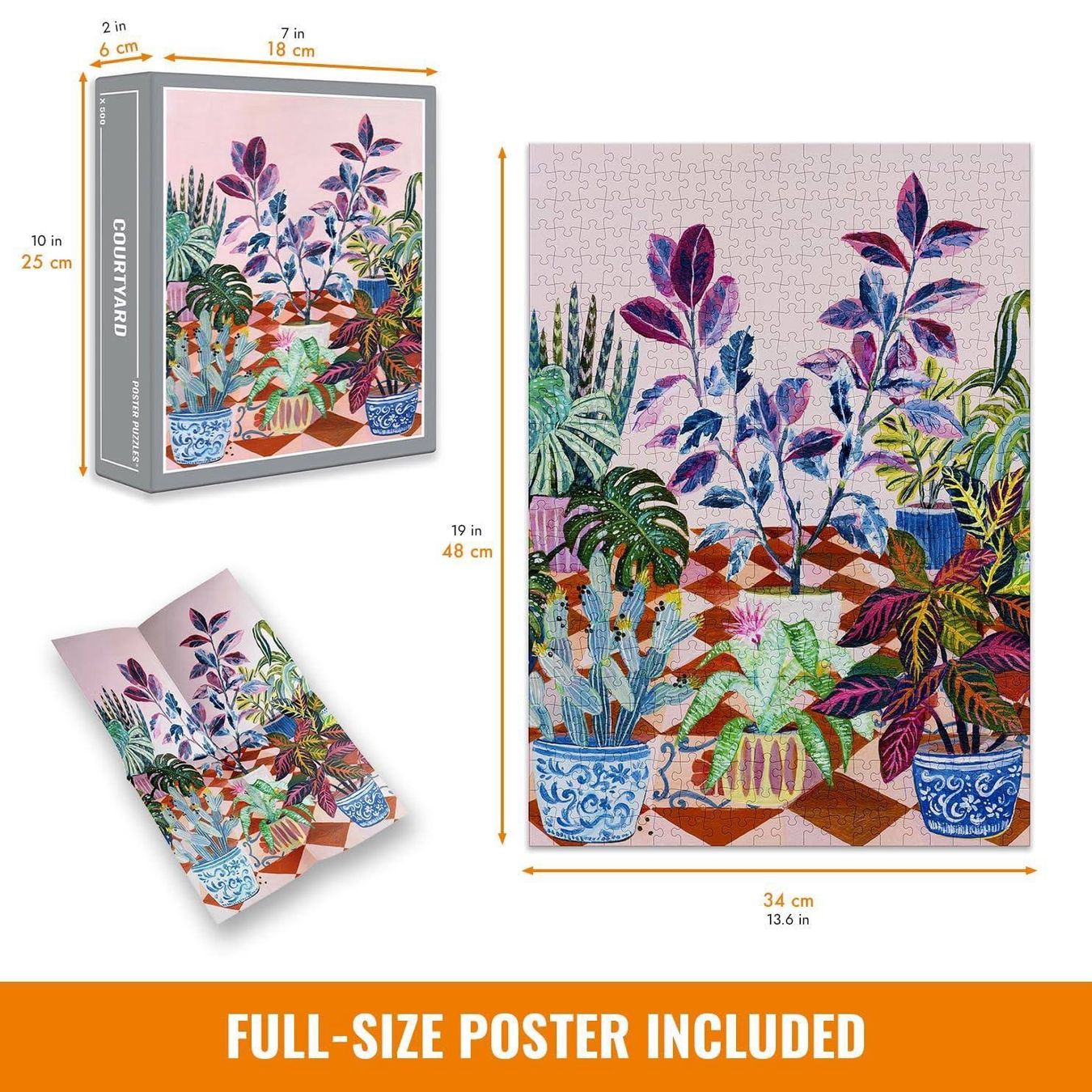 Puzzle: Puzzle 500 Teile, COURTYARD – Nuovo (secondo la descrizione) da Frauenfeld venduto da gabri001 1