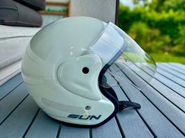 Motorcycle helmet in top condition