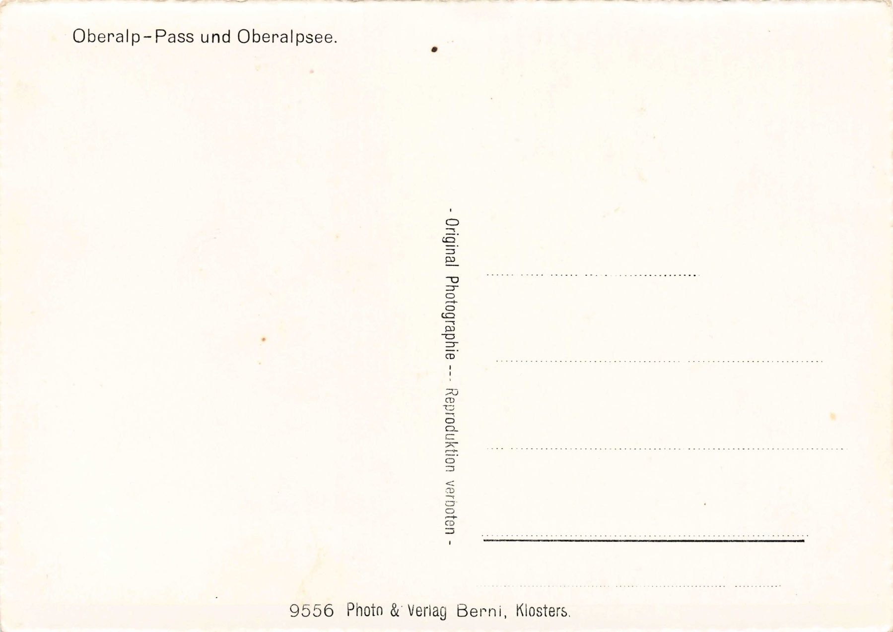 Cartoline postali: Oberalp G – Usato da Biasca venduto da Blenio71 1