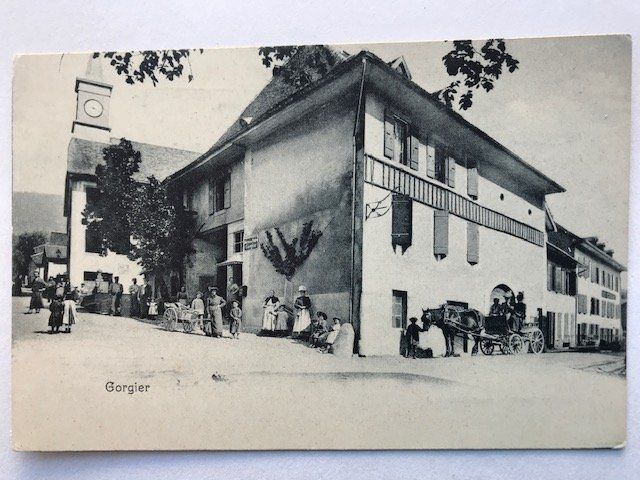 Ansichtskarten: Gorgier v. 1905 / gel. 1954 – Gebraucht aus Niederscherli von Lucia16