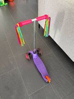 Dreirad Scooter lila Kinder guter Zustand 40-60