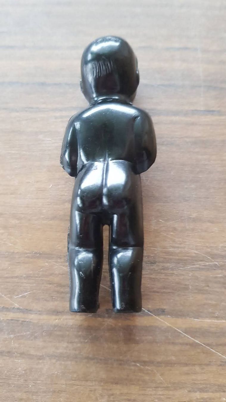 Bambole: Puppe Schwarz Celluloid antik 8.5cm – Usato da Mörschwil venduto da antiksalon 5