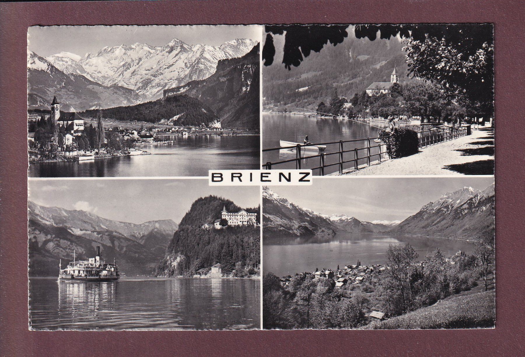 Cartoline postali: BRIENZ - 4 Bilder – Usato da Pully venduto da nicecards