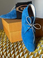 Tod's Stiefeletten Königsblau – Wie Neu – Ein Schnäppchen