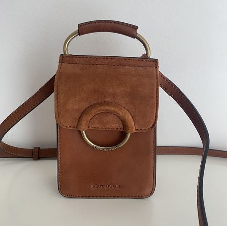 Marc O’Polo Crossbody Tasche – Leder/Veloursleder – Original