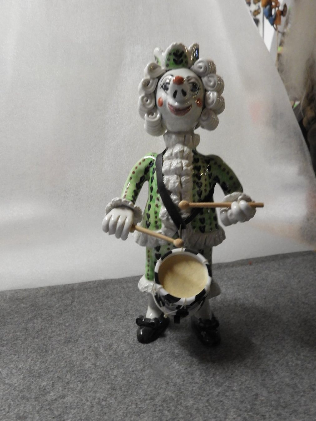 Statuette: FASNACHTSFIGUR Dummpeter  23-26cm DP018, EINZELSTUCK – Nuovo (secondo la descrizione) da Ettingen venduto da 1985printemps 2